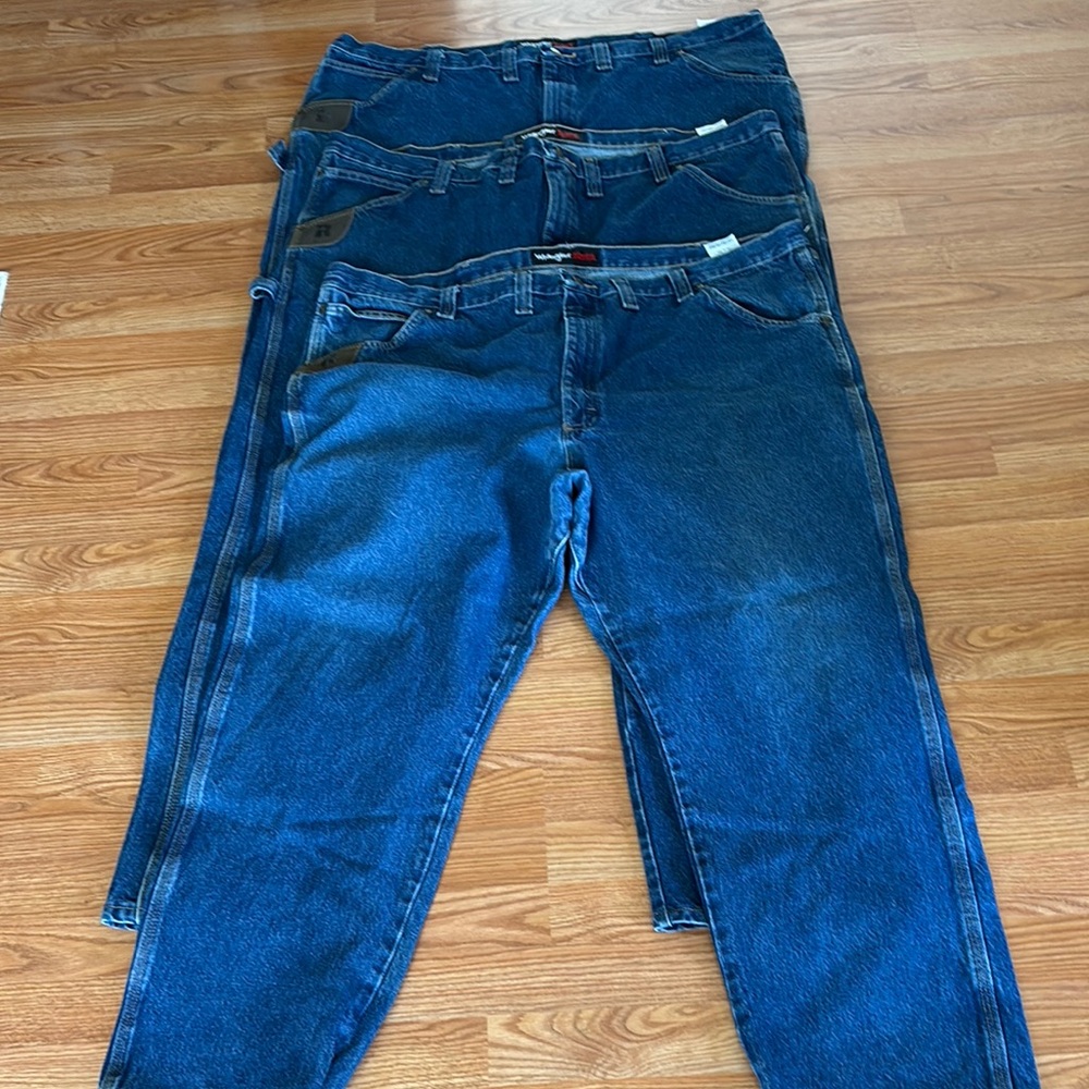 Blue Denim Jeans WRANGLER 48x30